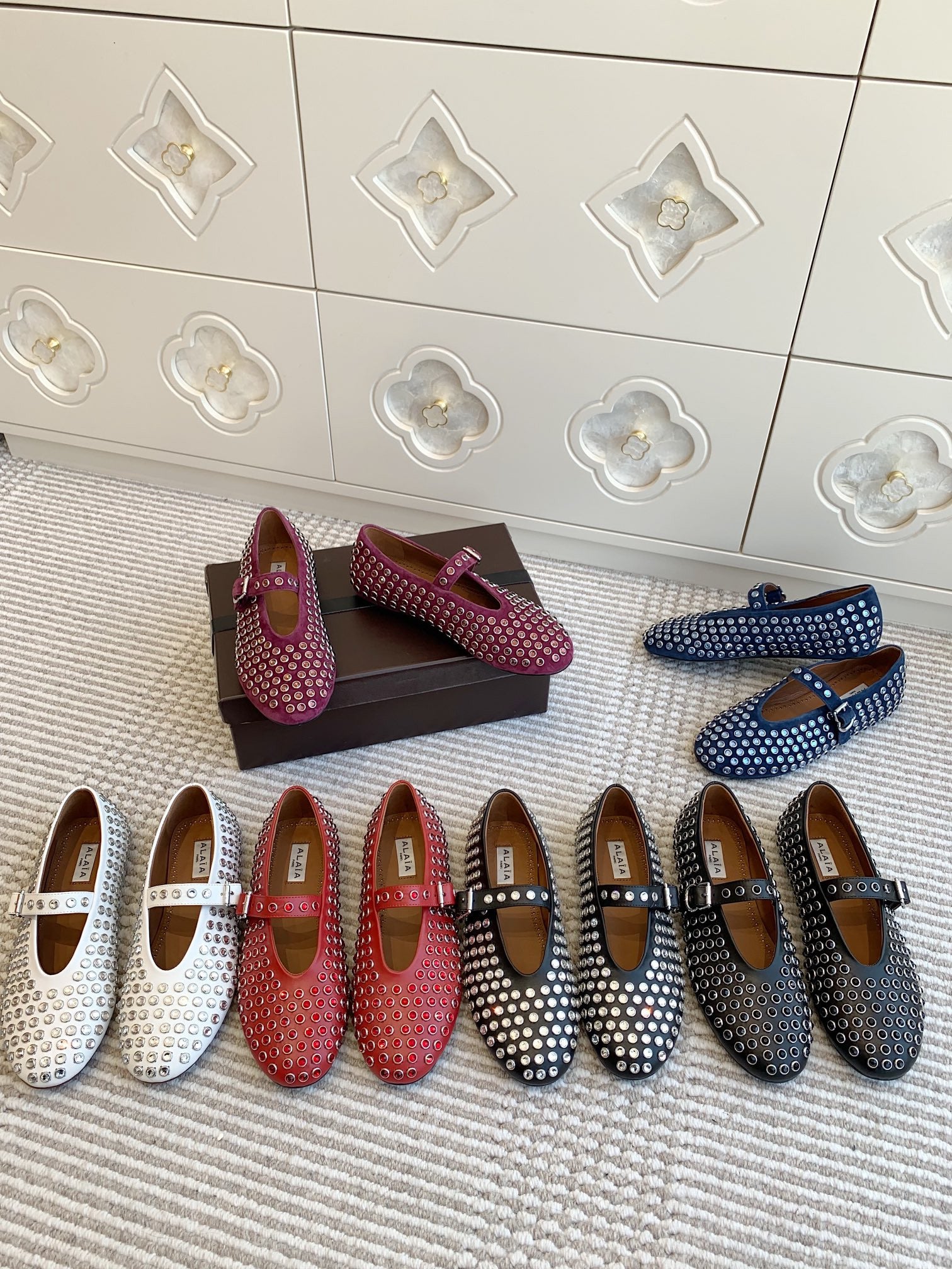 Alaia ballet shoes
