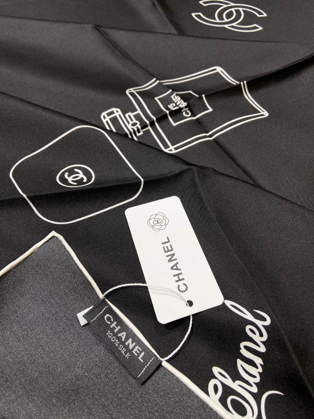 Chanel silk scarf