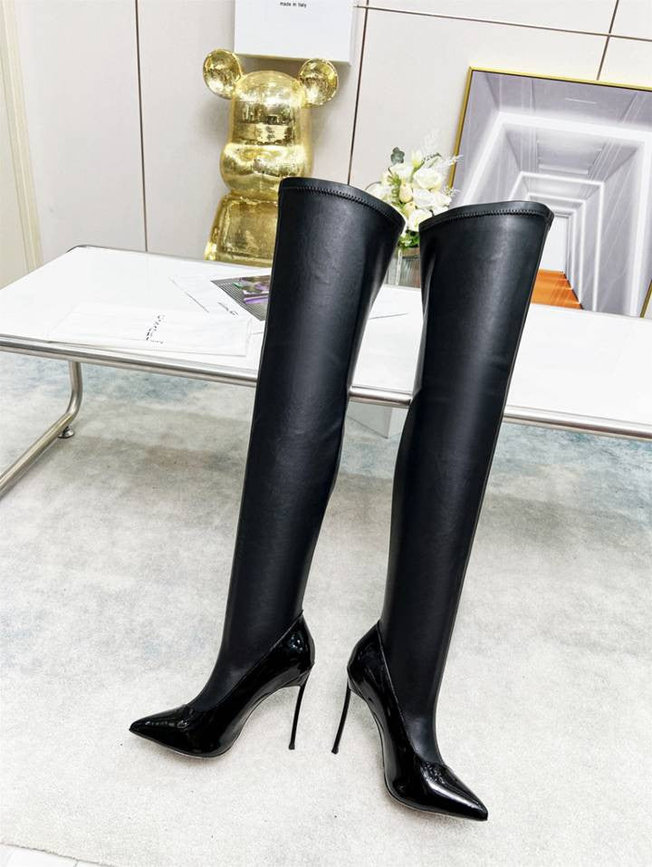 Casadei Boots Heels In Black