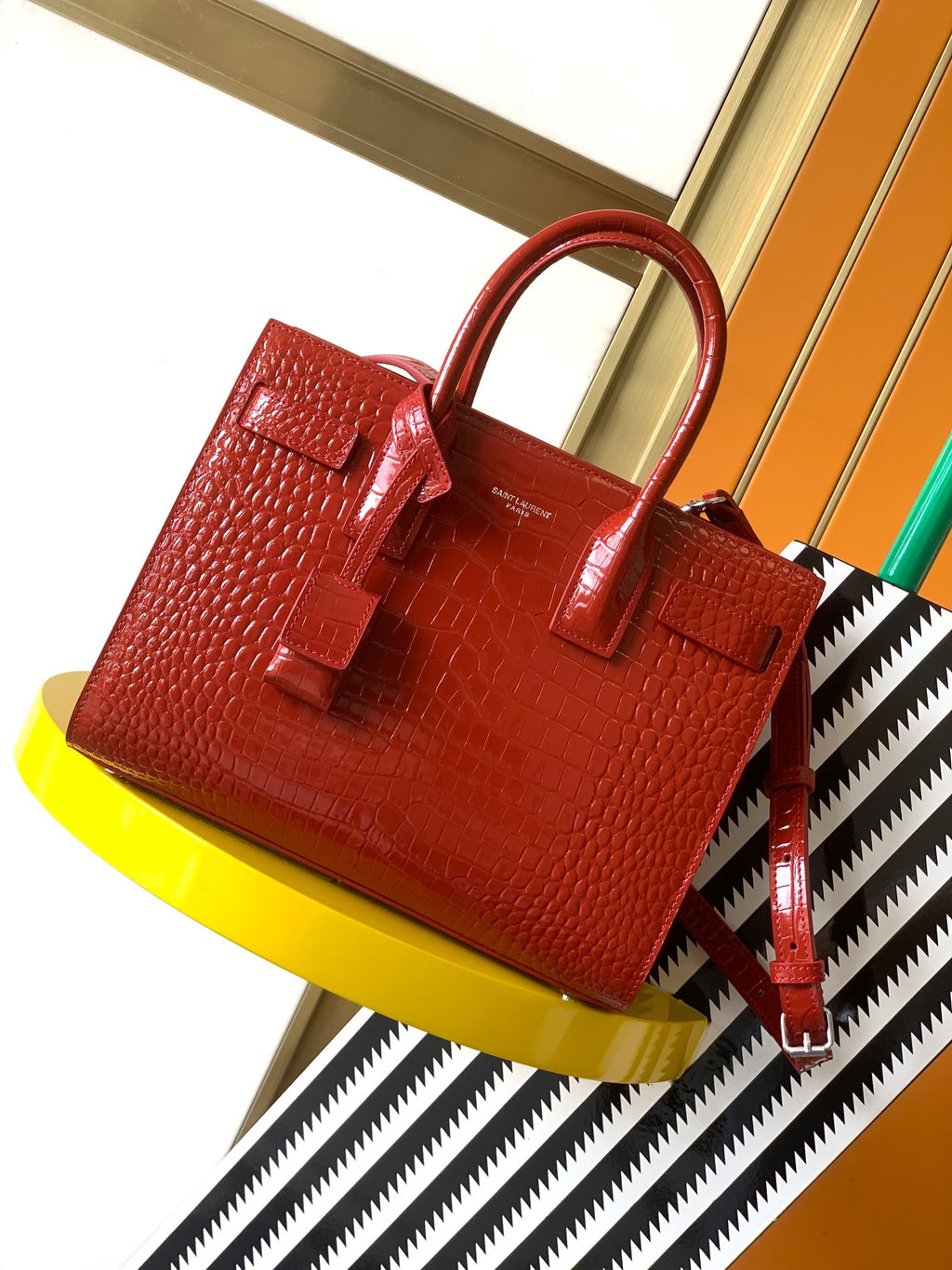 Saint Laurent handbag red
