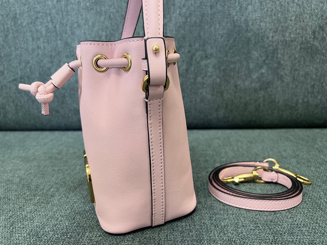 Valentino Garavani pink logo bag