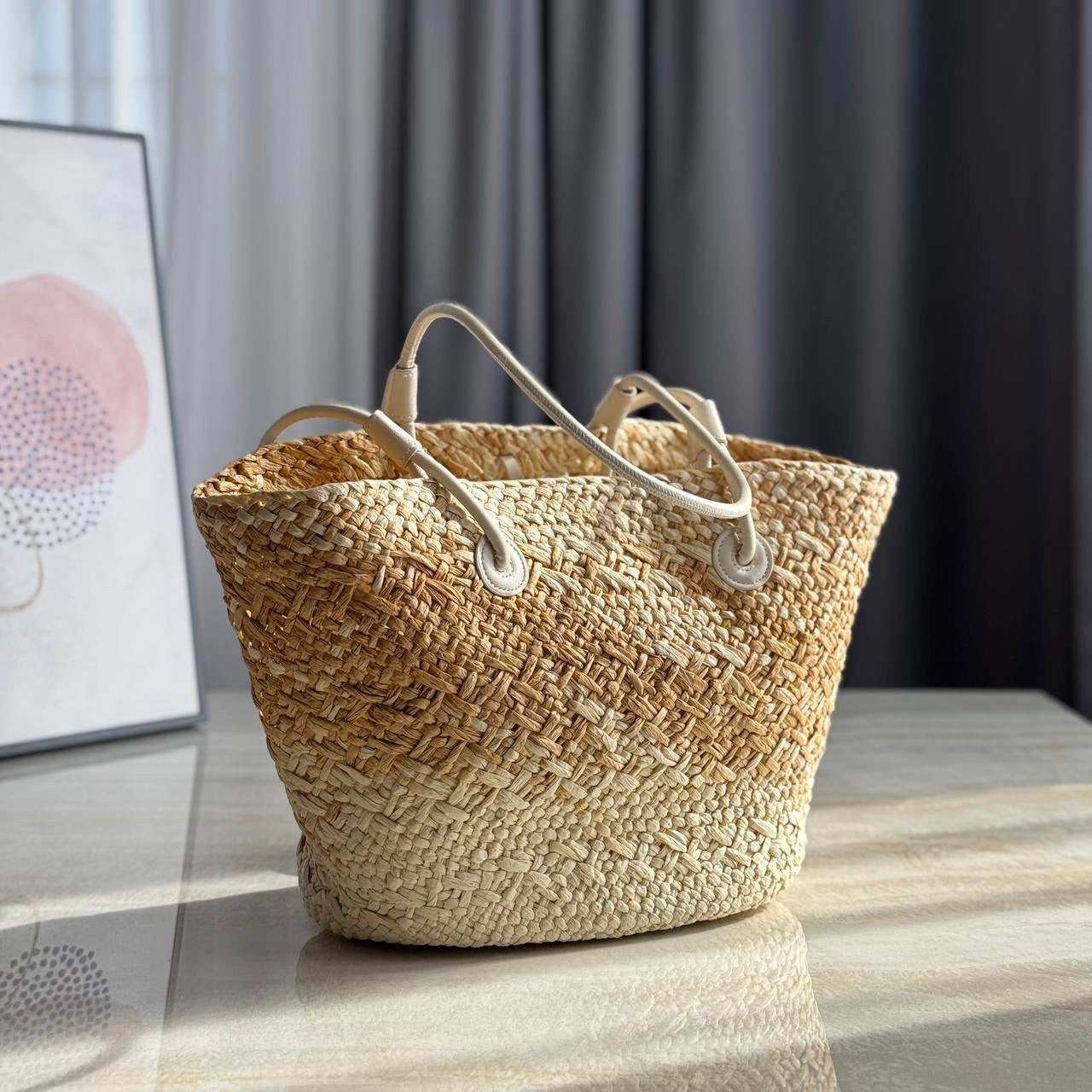 Loewe straw bag