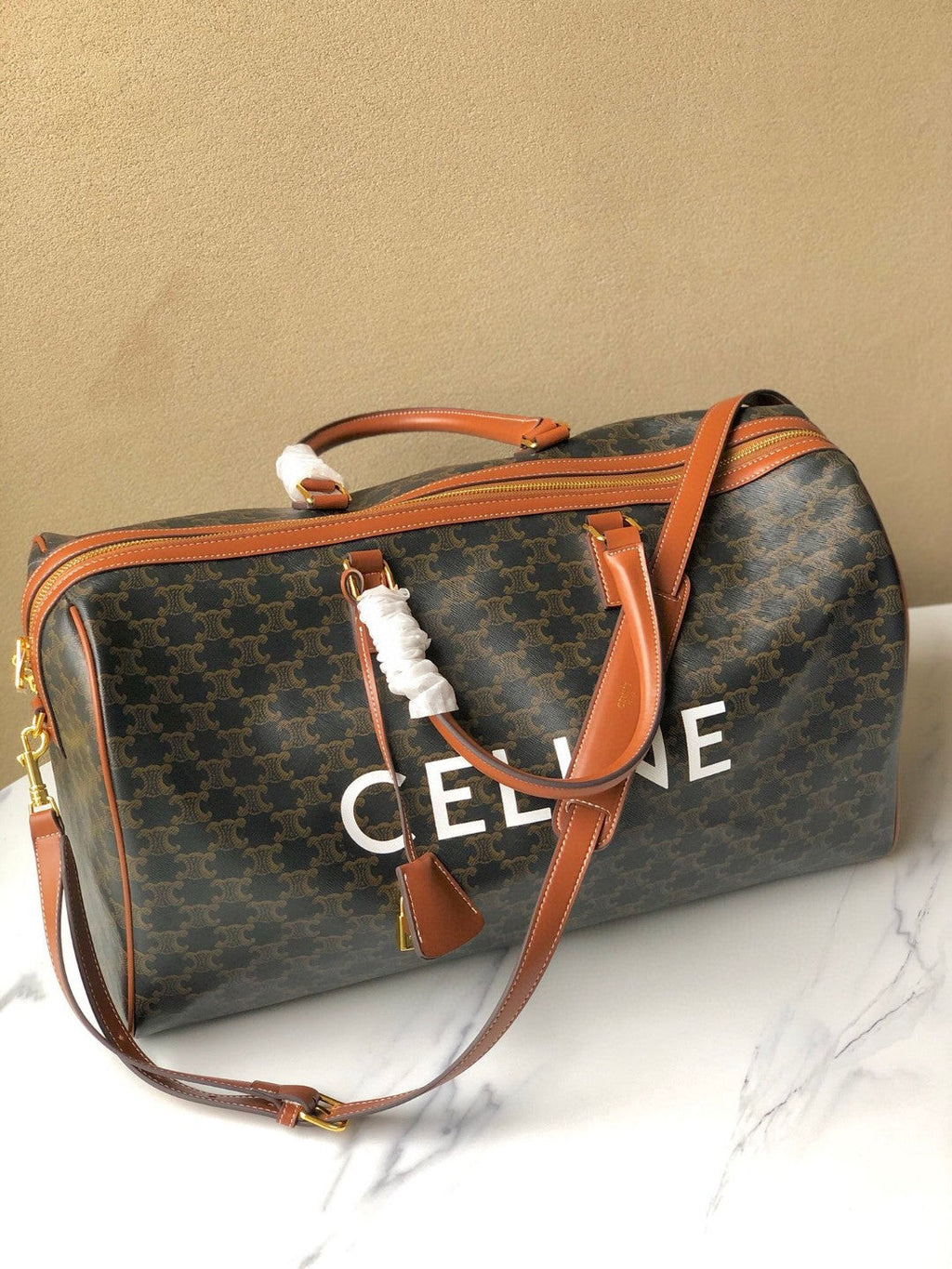Celine Travel Bag In Canvas