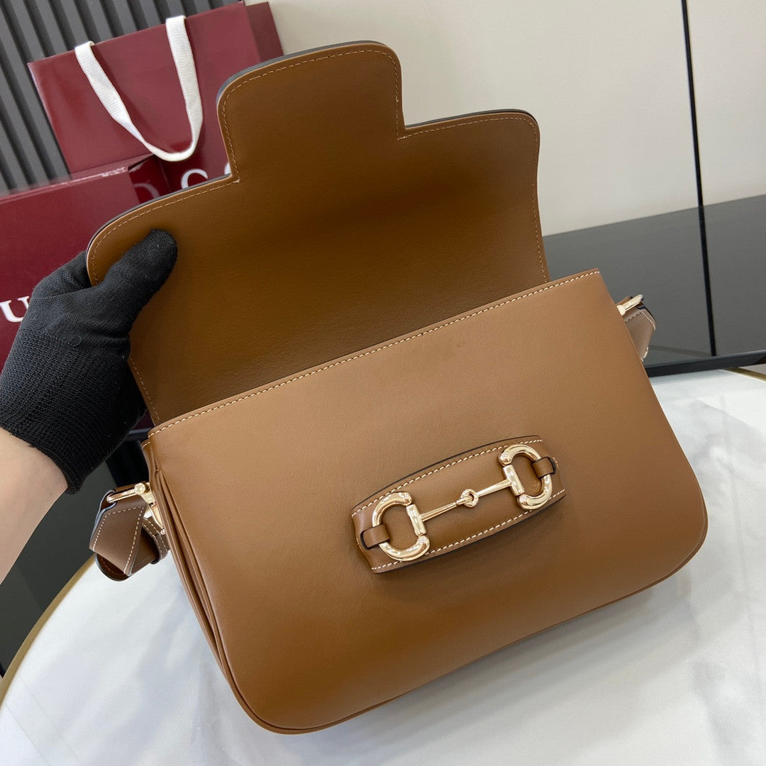 Gucci horsebeat bag brown