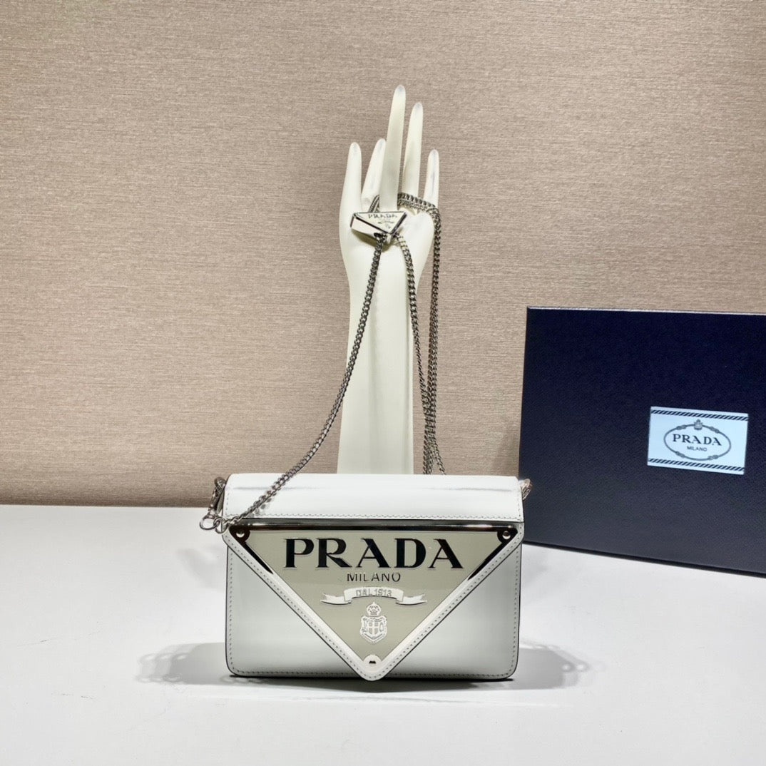 Prada Triangle-plaque Bag