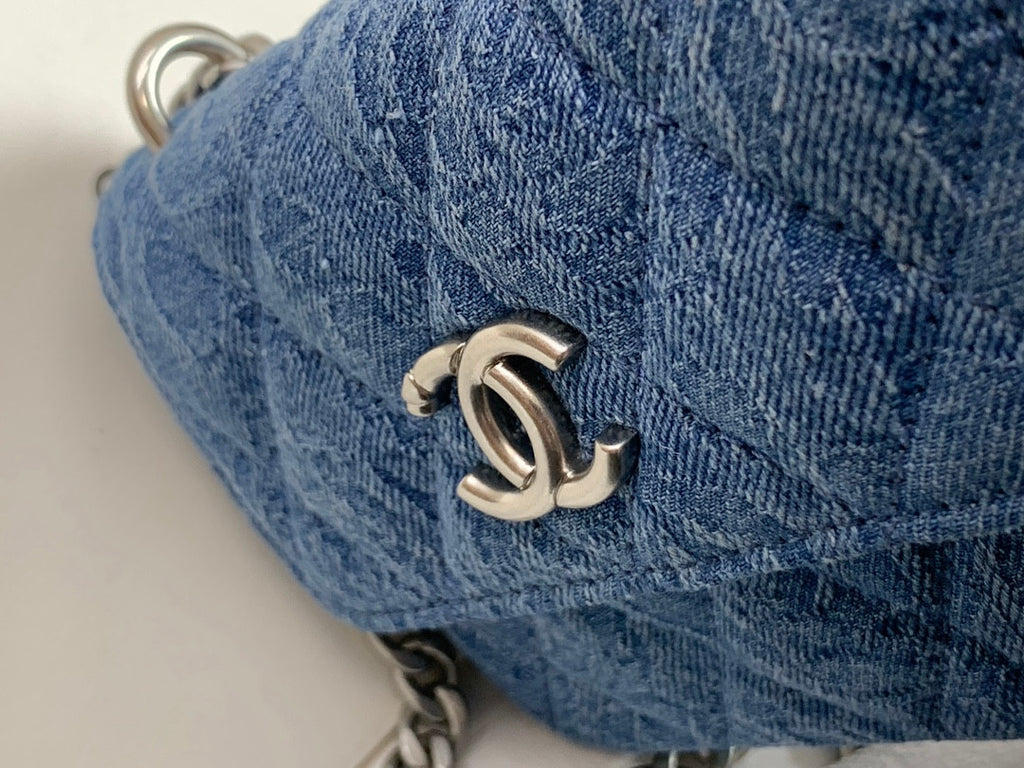 Chanel Mini Square Sweetheart Denim