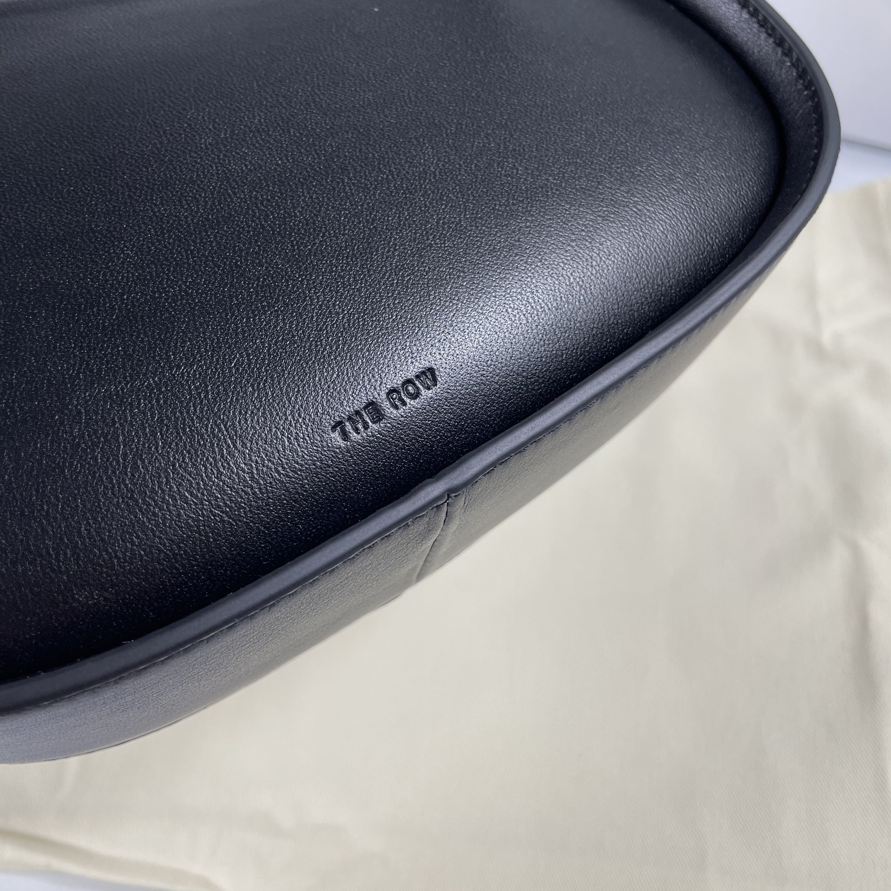 The Row Half Moon Bag in Leather