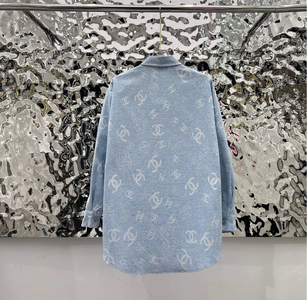 Chanel denim blouse