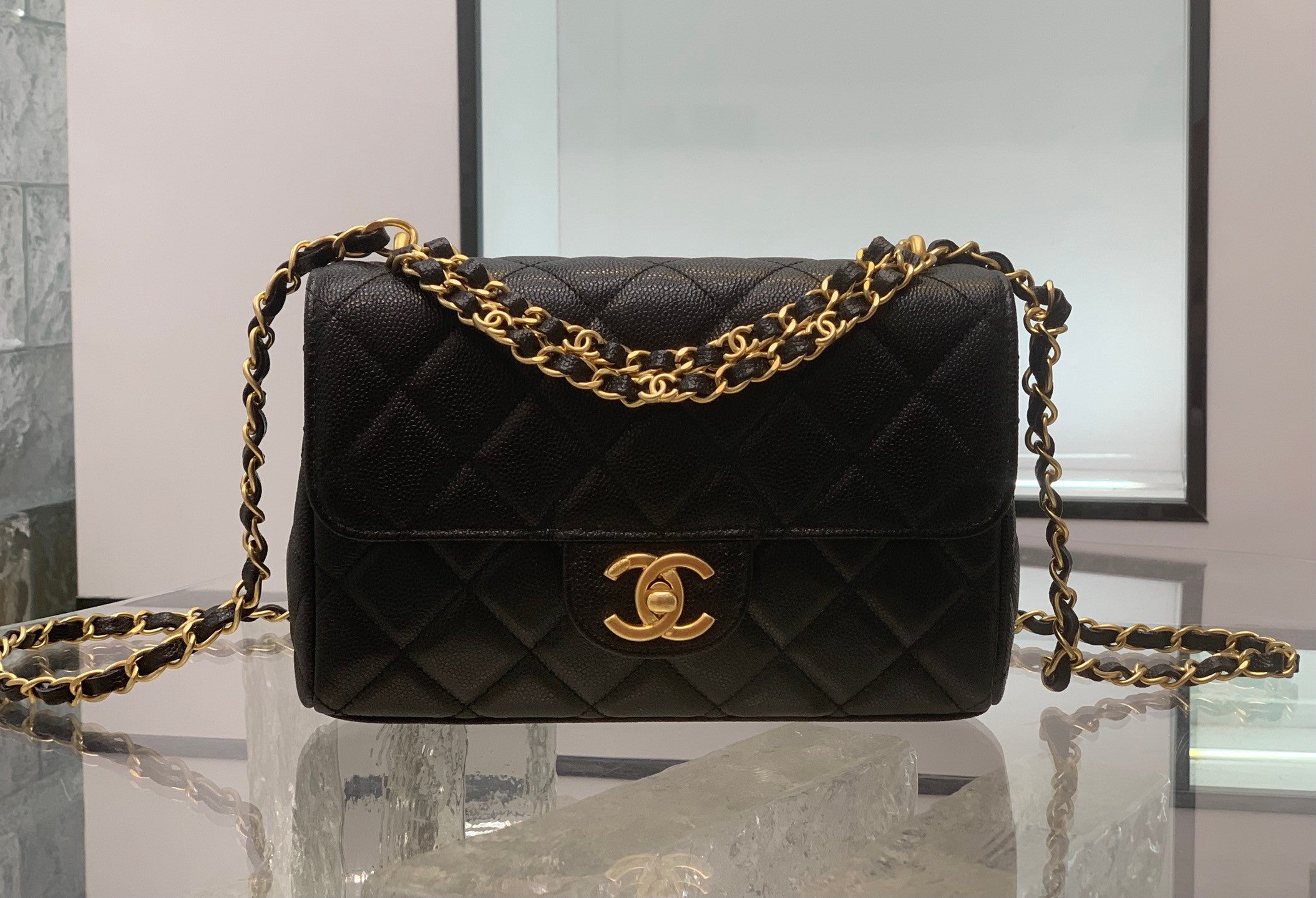 Chanel bag caviar