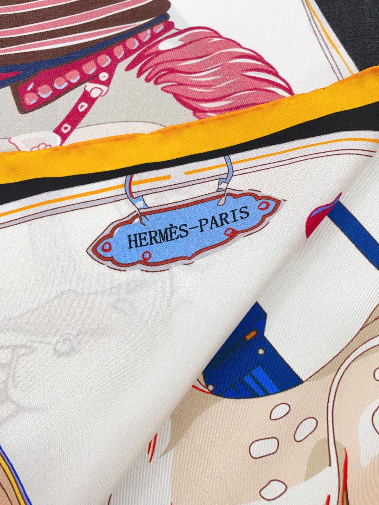 Hermes silk shawl