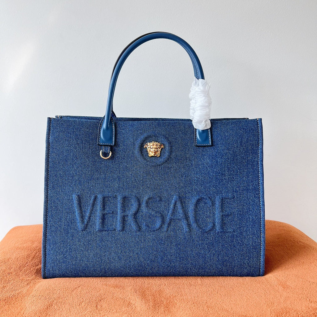 Versace tote bag denim