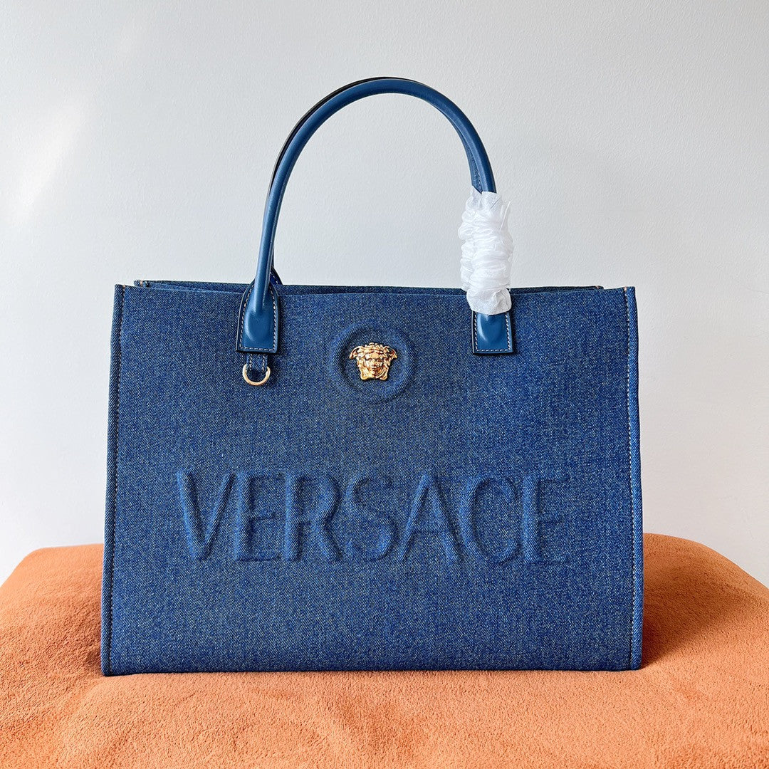 Versace tote bag denim