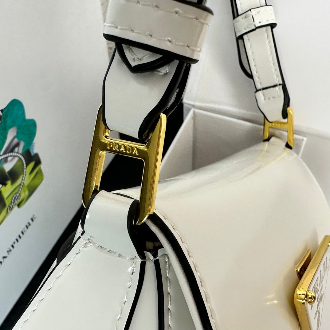 Prada Shoulder Bag In White