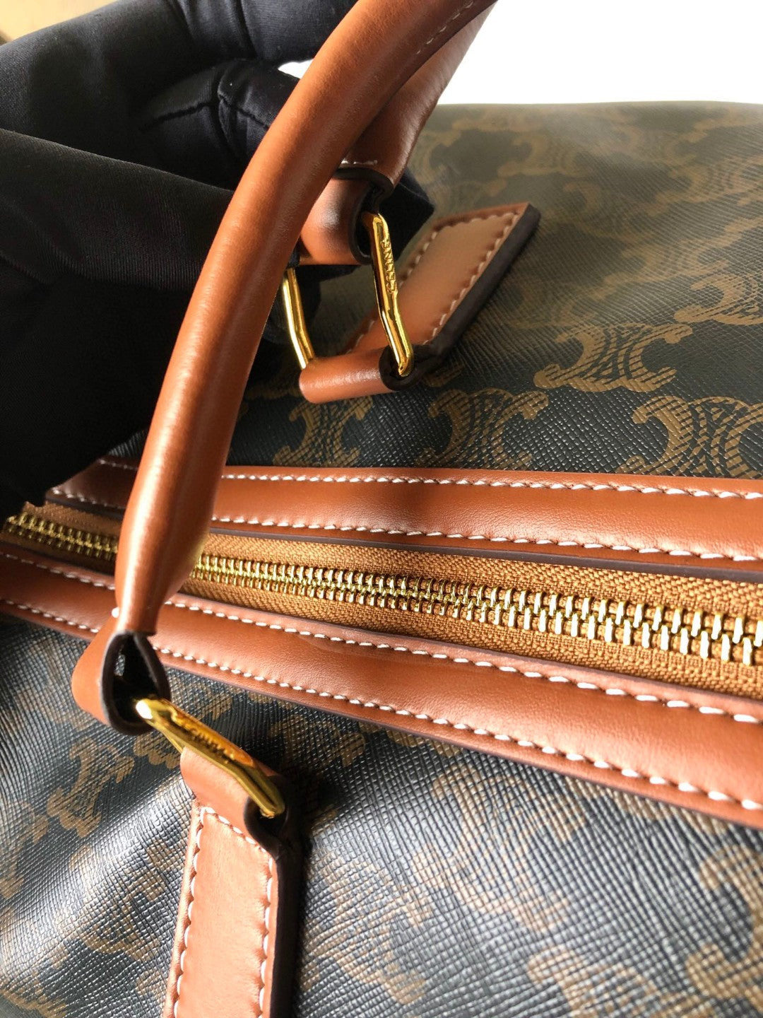 Celine Travel Bag In Canvas