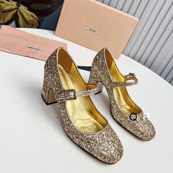 Pantofi cu toc Miu Miu