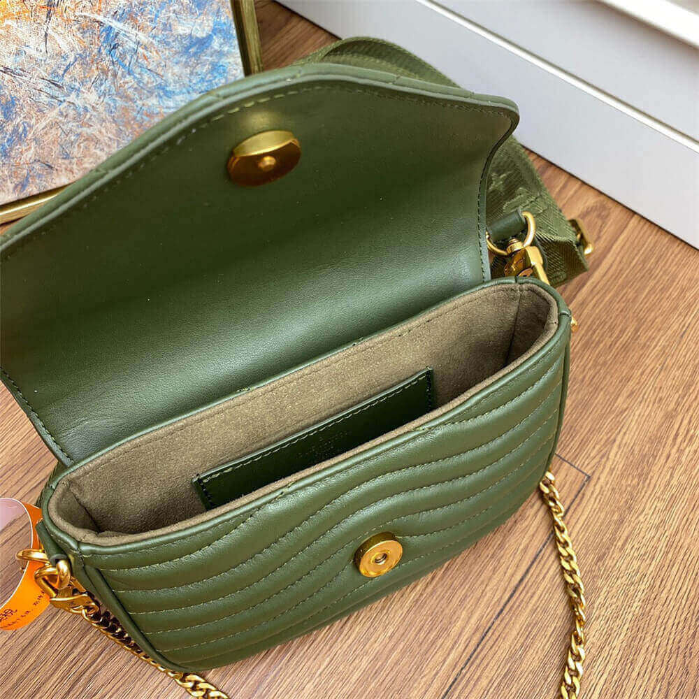Geantă de mână Louis Vuitton Wave Green Pochette