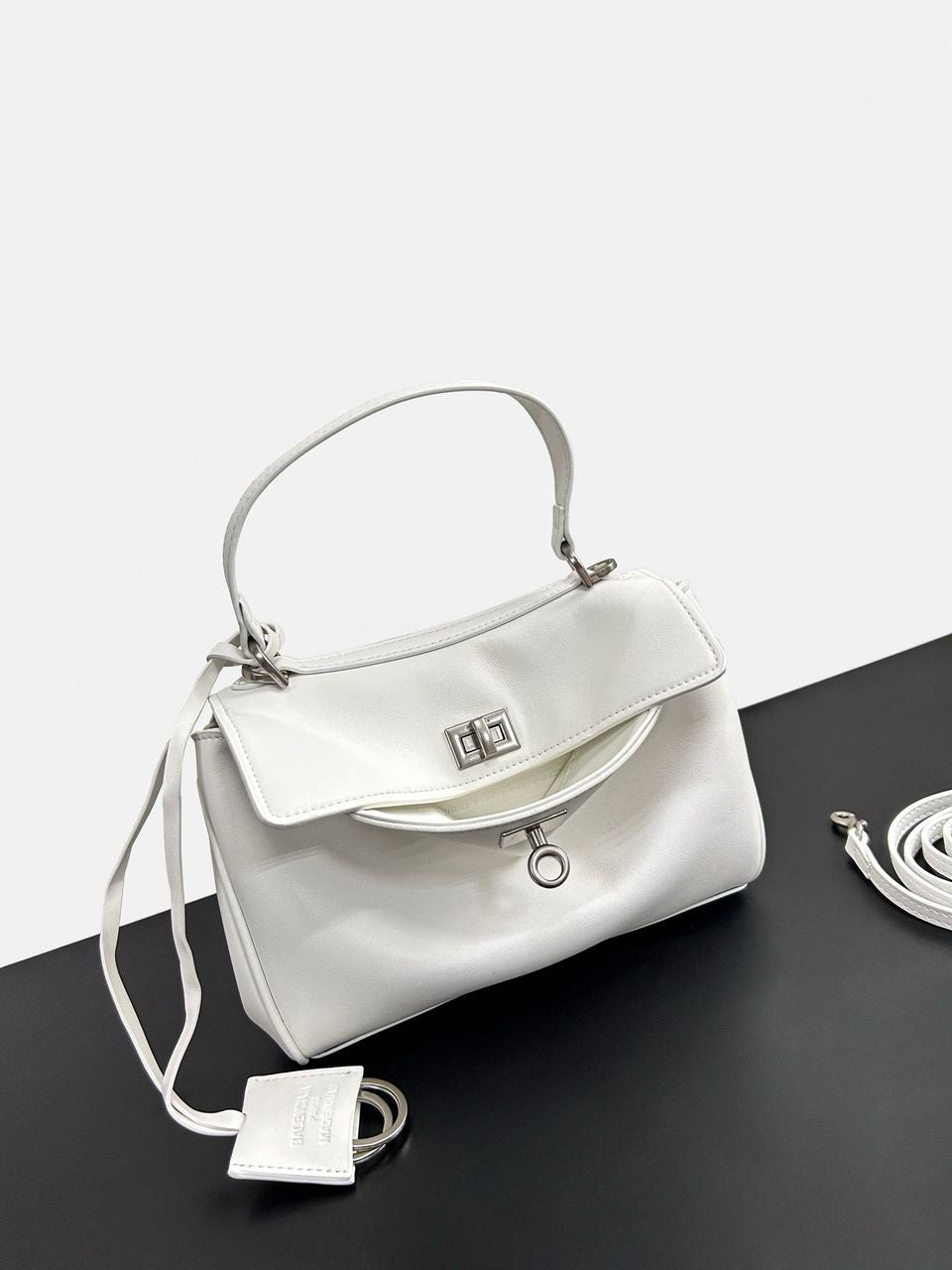 Balenciaga rodeo white bag