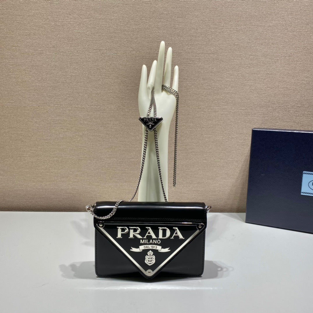 Prada Triangle-plaque Bag