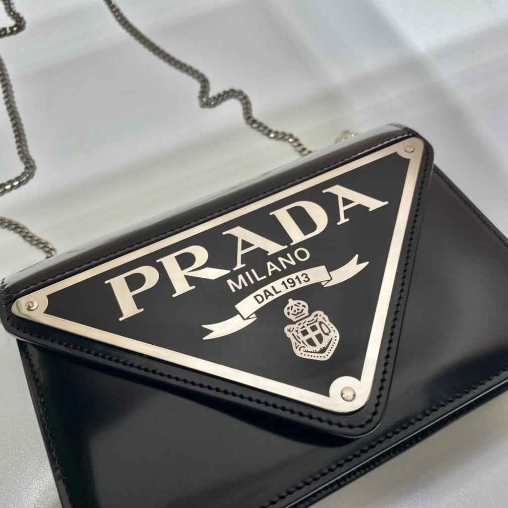 Prada Triangle-plaque Bag