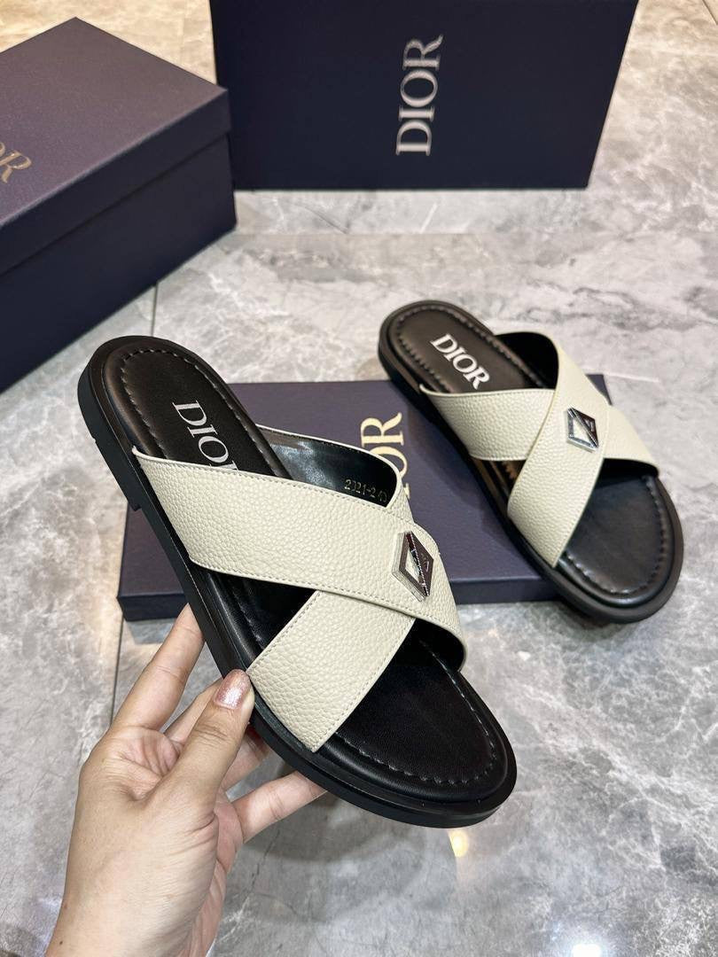 Dior sandals white